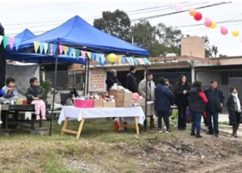 El Municipio acompañó los festejos por el 31° aniversario del barrio 330 Viviendas en Alto Comedero