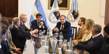 Cooperación en minería: el vicegobernador Alberto Bernis acompañó la recepción al  embajador de Suecia