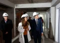 Sadir recorrió la obra de los 5 nuevos quirófanos y refacción en el hospital Pablo Soria