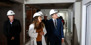 Sadir recorrió la obra de los 5 nuevos quirófanos y refacción en el hospital Pablo Soria