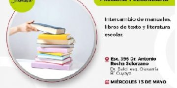 “Circulá tus libros”: realizarán jornada de canje gratuito de manuales y textos escolares