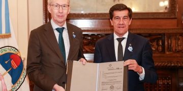 Sadir recibió al embajador del Reino de Suecia en la Argentina