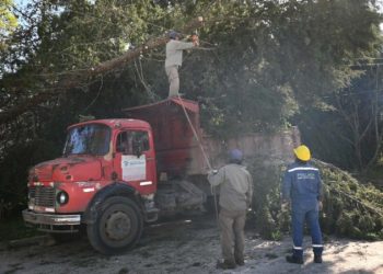 Fuertes vientos provocaron daños y un amplio operativo en San Salvador de Jujuy