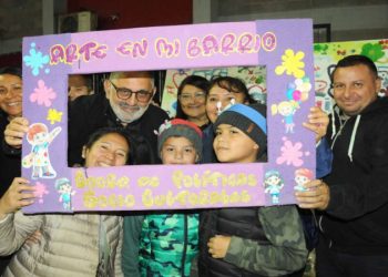 “Chuli” Jorge acompañó a las familias de Alto Comedero en un multitudinario festival comunitario