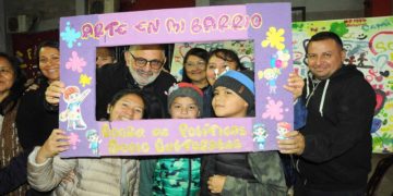 “Chuli” Jorge acompañó a las familias de Alto Comedero en un multitudinario festival comunitario