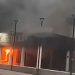 Principio de incendio en el estadio Federación de Básquet: intervención rápida de bomberos