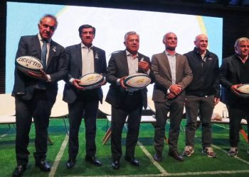 Sadir participó de la presentación oficial del test match entre Los Pumas y Australia que se jugará en Jujuy