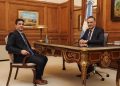 Adorni se reunió con Adrián Ravier antes de su jura como vocero presidencial