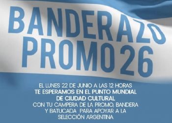 La Promo '26 vivirá un gran banderazo para alentar a la Selección Argentina en Ciudad Cultural