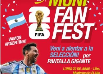 Este lunes alentamos a la Selección en el Multiespacio “El Alto”