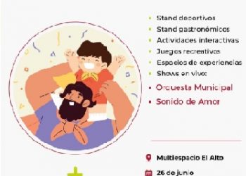 El Multiespacio de Alto Comedero será escenario del festival “Festejando con Papá”