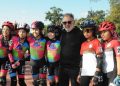 El intendente Jorge visitó el Patinódromo “Nora Vega” para compartir con las patinadoras las recientes renovaciones