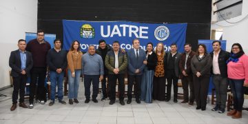 Bernis acompañó una capacitación de UATRE en El Carmen