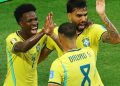 Con un doblete de Vinícius y el regreso de Neymar, Brasil goleó a Escocia y se clasificó como primero