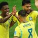 Con un doblete de Vinícius y el regreso de Neymar, Brasil goleó a Escocia y se clasificó como primero