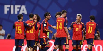 España aplastó a Arabia Saudita y encamina la clasificación en el Mundial 2026