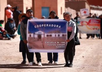Sadir anunció una histórica obra de agua potable para Pastos Chicos durante las fiestas patronales