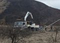 EJESA restableció el servicio eléctrico en Volcán tras reemplazar postes dañados por el incendio