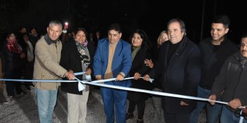 Monterrico inauguró la extensión del alumbrado público sobre las rutas provinciales 44 y 58