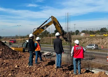 Avanza la construcción del nuevo puente sobre la Ruta Nacional Nº 66