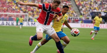 Tristeza não tem fim: con un doblete de Haaland, Noruega venció a Brasil y jugará los cuartos de final del Mundial