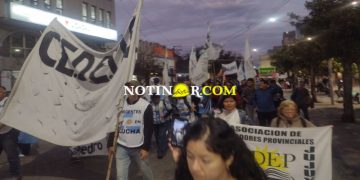 Jornada de protesta docente: tercer día con fuerte movilización en Jujuy