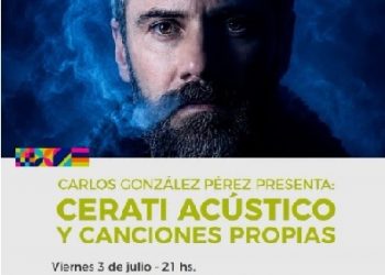 Este viernes el músico Carlos González Pérez presentará un espectáculo acústico dedicado a Cerati y sus canciones