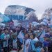 La Selección llegó al país tras el segundo lugar en el Mundial: una multitud saludó al plantel afuera de Ezeiza
