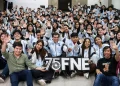 Sadir entregó camperas a la Comisión Estudiantil de la Fiesta Nacional de los Estudiantes
