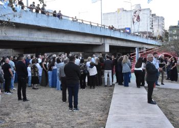 El vicegobernador participó de la inauguración de pasarelas peatonales en el Parque Lineal Xibi Xibi