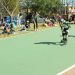 Furor por el Patín Carrera: más de 70 niñas coparon el Patinódromo Nora Vega