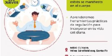 Invitan al Taller de Gestión y Regulación del Estrés para la Vida Cotidiana