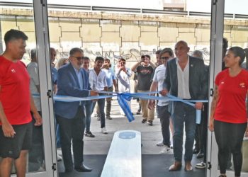 El Intendente Jorge acompañó la apertura del nuevo gimnasio en el estadio 23 de Agosto