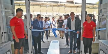 El Intendente Jorge acompañó la apertura del nuevo gimnasio en el estadio 23 de Agosto