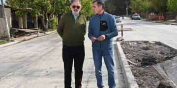 Obra Mixta: avanza la pavimentación de la avenida Palma Carrillo en Bajo La Viña