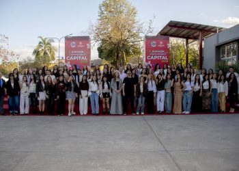 Sesión de fotos de las candidatas a elección Reina por Capital