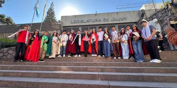 Jóvenes representantes del Departamento de Santa Bárbara fueron recibidos en la Legislatura