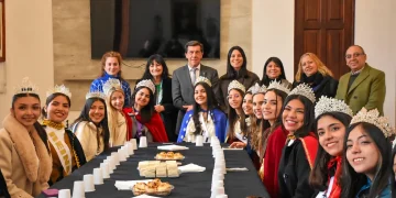 Carlos Sadir recibió a las representantes de San Pedro