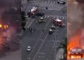 Video del momento en el que un helicóptero de NBC Los Ángeles se estrelló mientras cubría un accidente