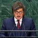 Milei reclamó al Reino Unido retomar las negociaciones por Malvinas y criticó a la ONU: “Es una organización inútil”