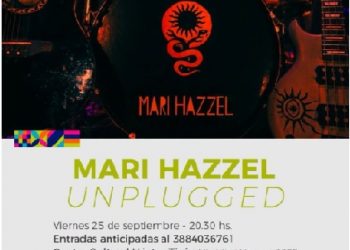 Mari Hazzel llega al Centro Cultural Héctor Tizón con un show en formato Unplugged