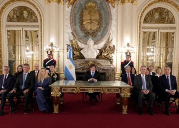 Milei anunció la construcción de una base naval en Tierra del Fuego y sanciones a petroleras que operen en Malvinas