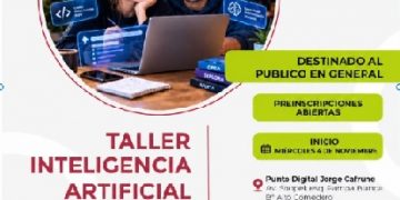 Abren la preinscripción para curso de Inteligencia Artificial Aplicada en Alto Comedero