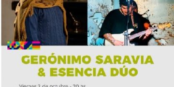 Gerónimo Saravia y Esencia Dúo se presentan en el Centro Cultural Héctor Tizón