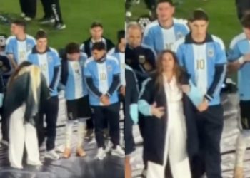 En la despedida de Messi, un jugador de la Selección  le hizo un insólito pedido a Soledad Pastorutti