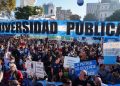 Nueva Marcha Federal Universitaria al Congreso con apoyo de la CGT, las CTA y estatales