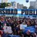 Nueva Marcha Federal Universitaria al Congreso con apoyo de la CGT, las CTA y estatales
