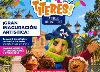 Ta Te Títeres llega a Plaza Belgrano y dará inicio a dos semanas de actividades en la ciudad
