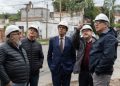 Carlos Sadir recorrió las obras de las Torres de Luján que registran un avance del 70%