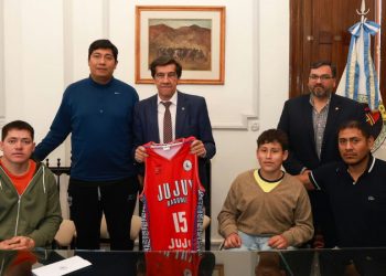 Sadir encabezó la presentación de Jujuy como sede de una semifinal de la Liga Nacional de Básquet Adaptado